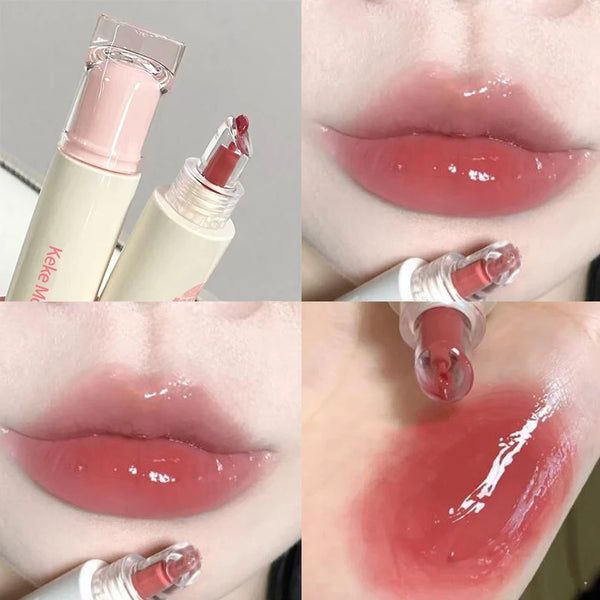 Lippenpflege-Gloss LumiLips MirrorGloss | Klare Glanzpflege mit Jelly-Textur | Feuchtigkeitsspendend & Nicht-klebrig | 5 ml