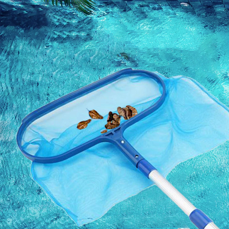AquaSift Pool Kescher mit Teleskopstange | Laubkescher für Schwimmbad & Teich | Robustes Netz | Reinigung für Pool & Spa