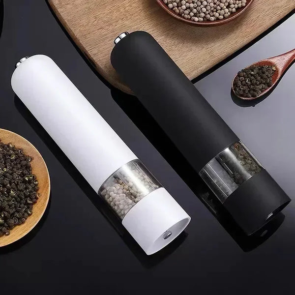SpiceLite Gewürzmühle | Einstellbarer Mahlgrad | Mit LED-Licht | Batteriebetrieben & Tragbar