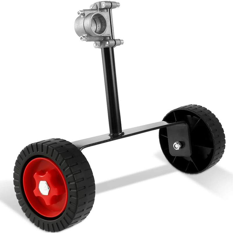 Universal Stützrad TRIMNOVA EasyRoll | Höhenverstellbar | Rücken- & Armschonend | Für Rasenmäher & Motorsensen