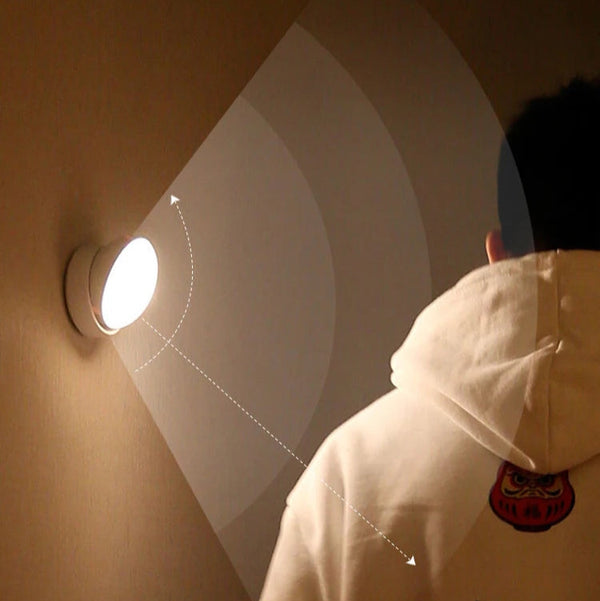 LumiFlex360 LED Nachtlicht | Bewegungsmelder | 360° drehbar | Wiederaufladbar | Magnetisch & kabellos