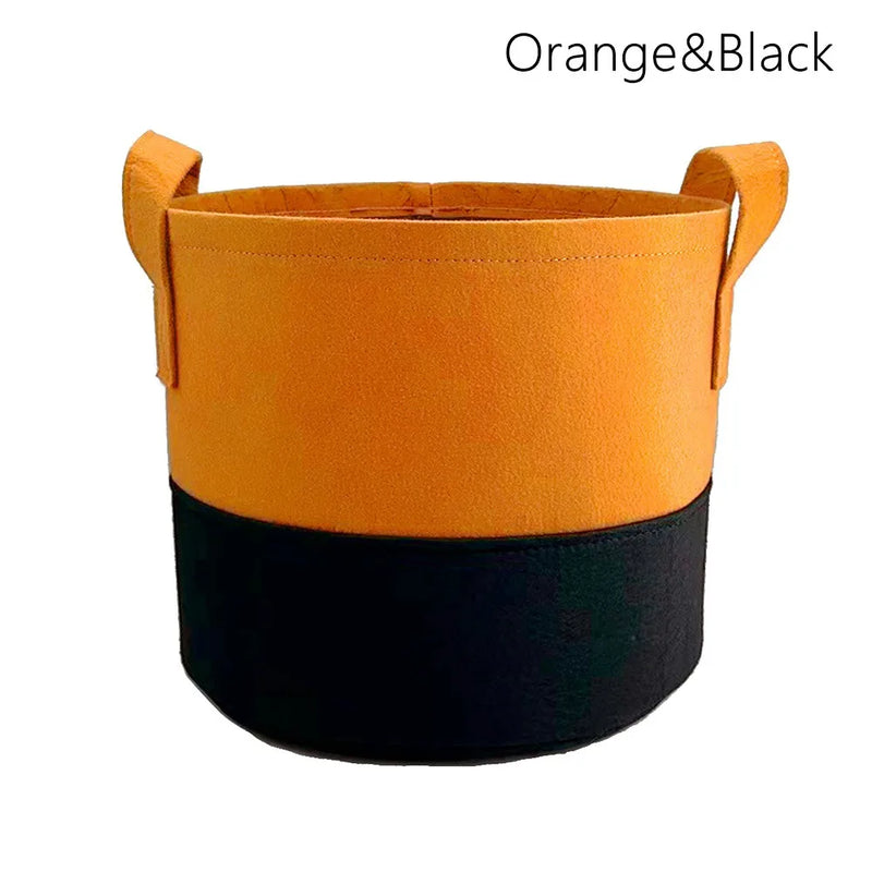 Growtura Pflanztasche 30×25 cm mit Griffen | 5 Gallonen | Atmungsaktiv & Wiederverwendbar | Für Gemüse, Kräuter & Balkonpflanzen