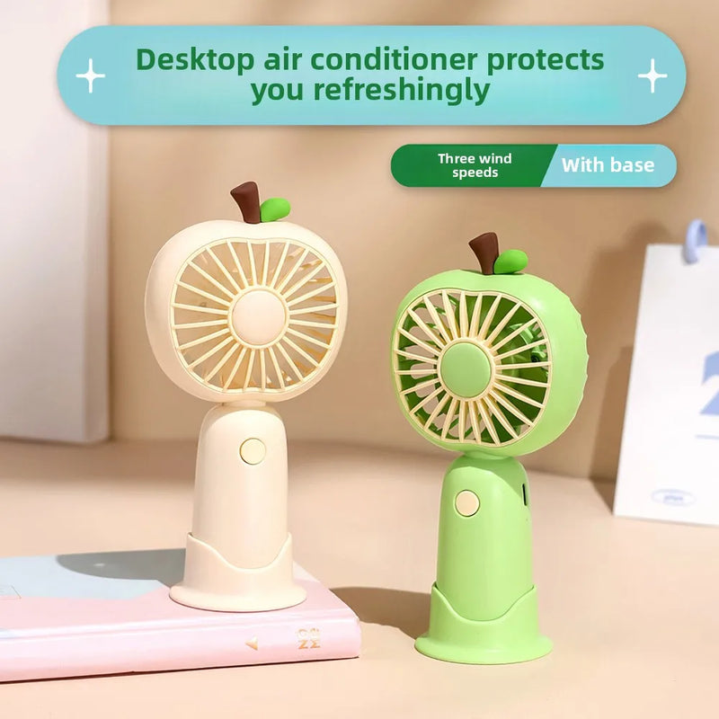 Mini-Handventilator FruBreeze | USB-Ladung | Tragbar & Leise | Sommer-Gadget im Frucht-Design
