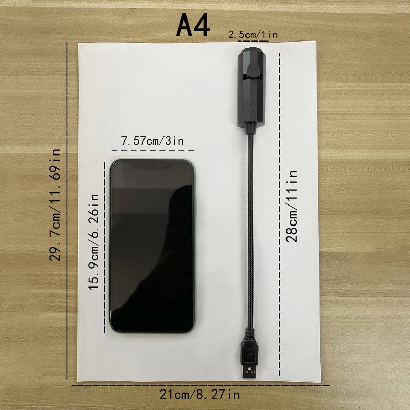 Weihnachts-Projektor LumiNoel | USB LED Projektor mit 3 Motivscheiben | Rentier, Schneemann & Weihnachtsmann | Festliche Deko & Geschenkidee