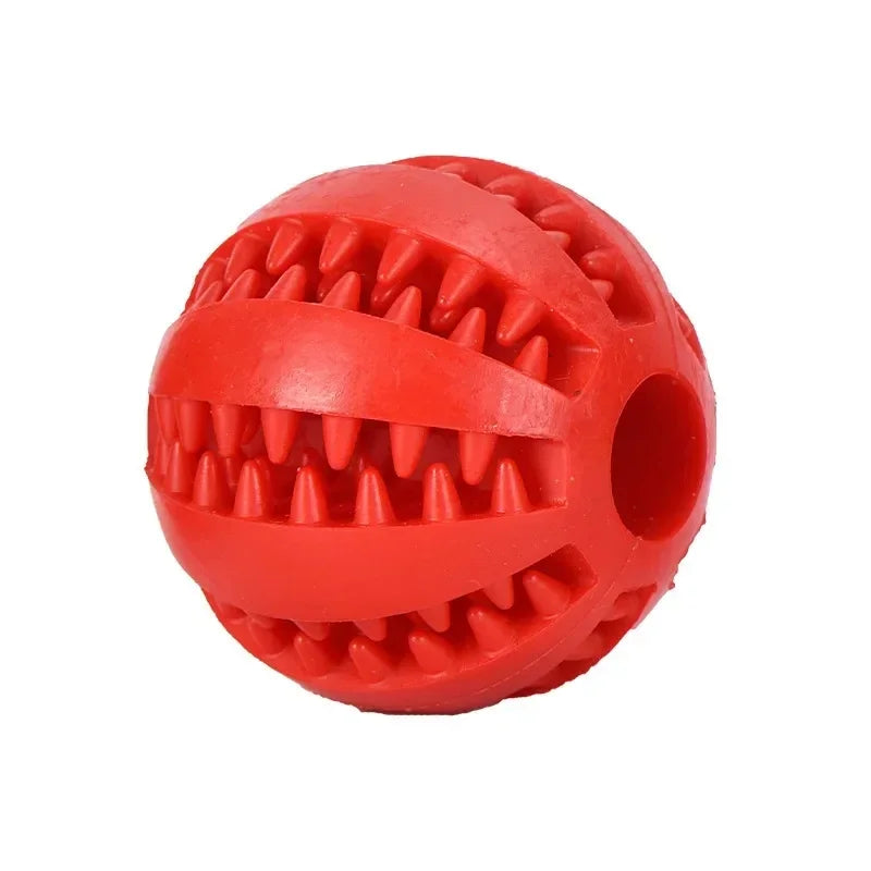 Hundespielball ChewPlay FlexiBall | Interaktives Gummispielzeug mit Futterfunktion | Zahnpflege & Kauspiel | Für kleine Hunde