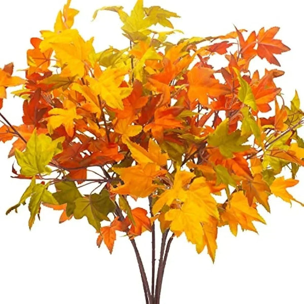 Leaforia | Künstlicher Ahornzweig | Herbstdeko | 39 cm | Für Zuhause & Garten