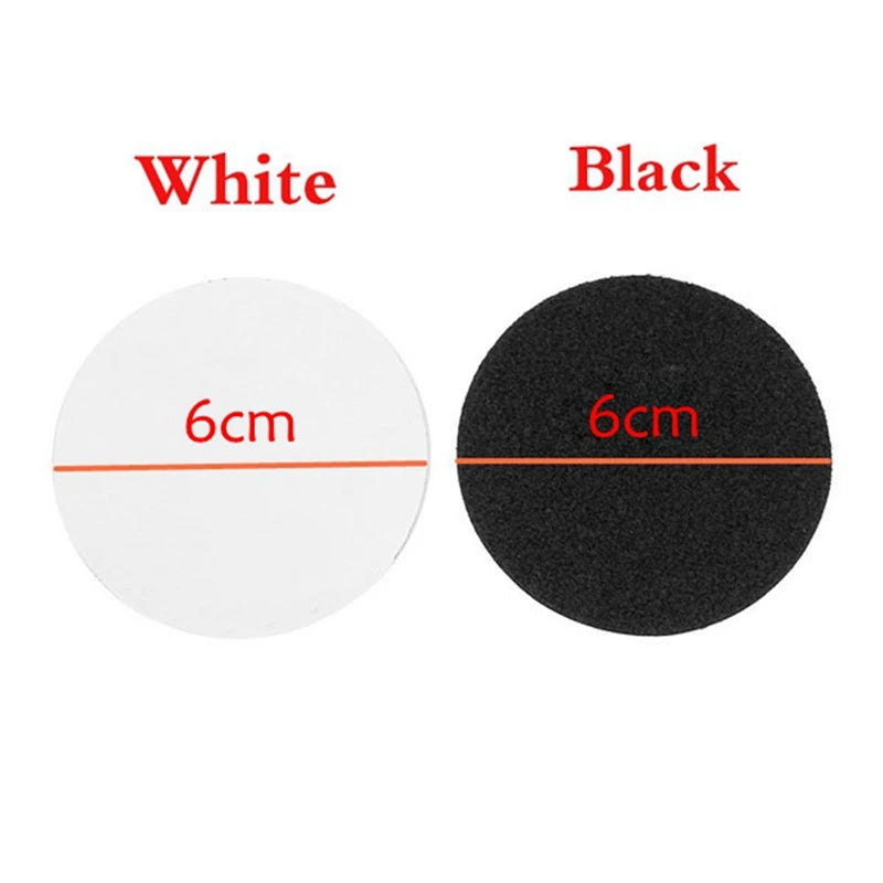 Klettpunkte FixGrip | Starke Selbstklebende Befestigungspads | Wiederverwendbar & Wasserfest | 10 Paar Ø 4 cm