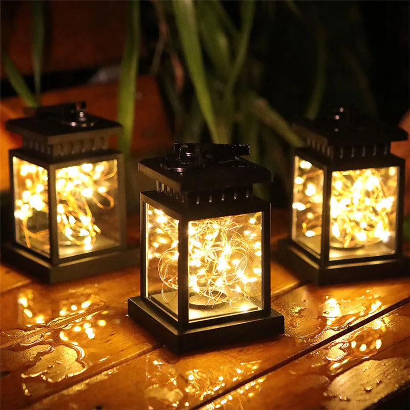 Lunera FlammeSol Solar LED Laterne mit Kerzeneffekt | IP44 Wasserdicht | Automatikfunktion | Für Garten, Terrasse & Balkon