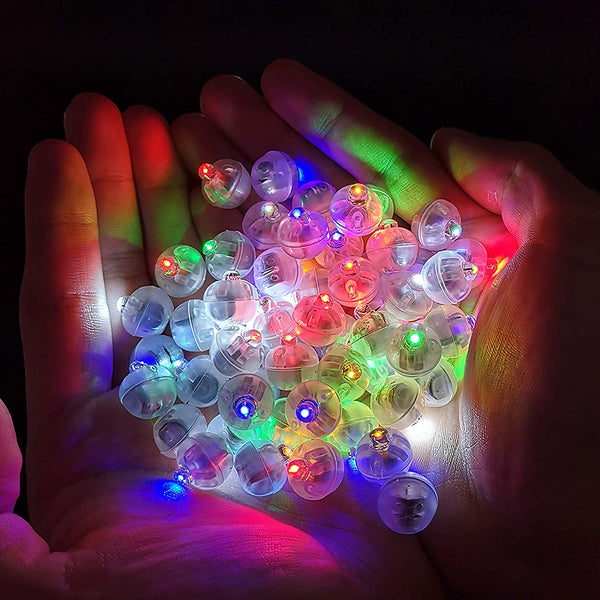 LED Mini-Lichtkugeln LumiPearls | Bunte Partybeleuchtung | Wiederverwendbar | Ø 1,3 cm