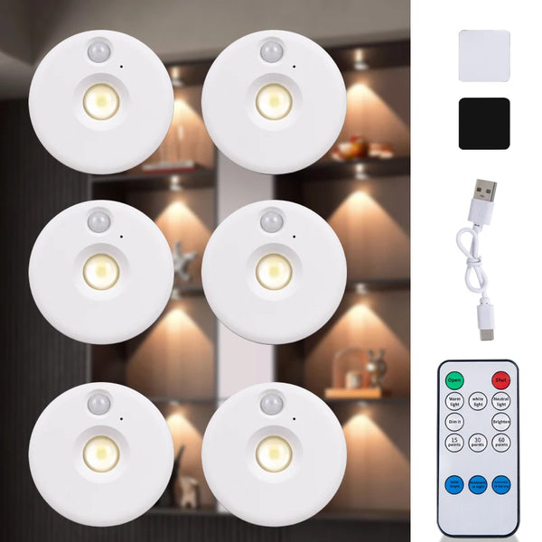 LumoLine | PIR Bewegungsmelder LED-Licht | Dimmbar & Wiederaufladbar | Kabellos