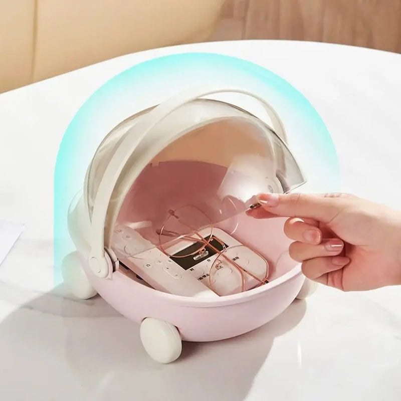 SweetNest Babywiege Aufbewahrungsbox – Niedliche Schreibtisch- und Deko-Box in Wiegenform