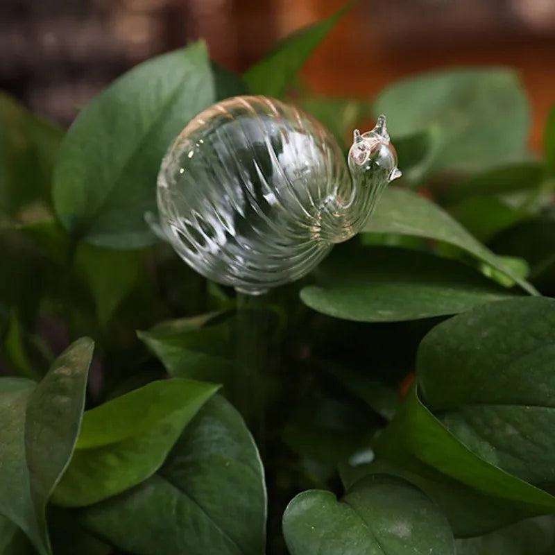 Automatisches Bewässerungssystem AquaZoo GlassDrop | Tier-Design | Selbstbewässerung aus Glas | Für Blumentöpfe & Zimmerpflanzen