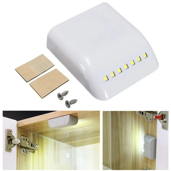 LumiHinge LED Scharnierlicht | 7 LEDs | Bewegungssensor | Weißes Licht