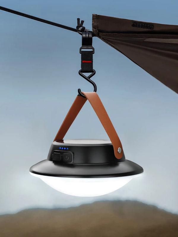Solar Campinglampe LumiCamp Pro | 3 Leuchtmodi | Wiederaufladbar & Wasserdicht | Für Outdoor & Notfälle