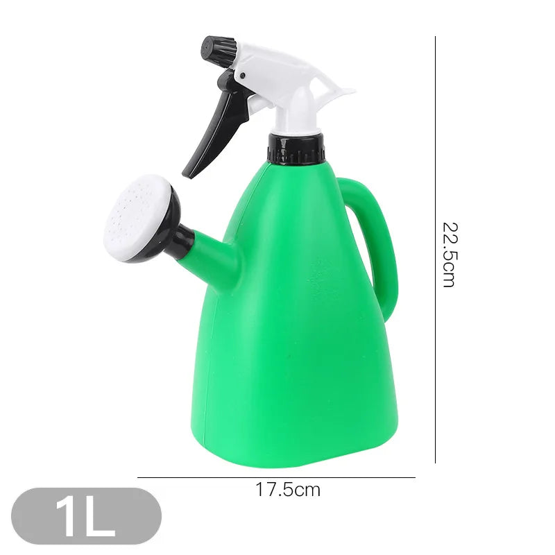 Pflanzensprüher FloroPress DuoJet | 1 L Gießkanne & Sprühflasche in Einem | Verstellbarer Wasserdruck | Für Zimmerpflanzen & Garten