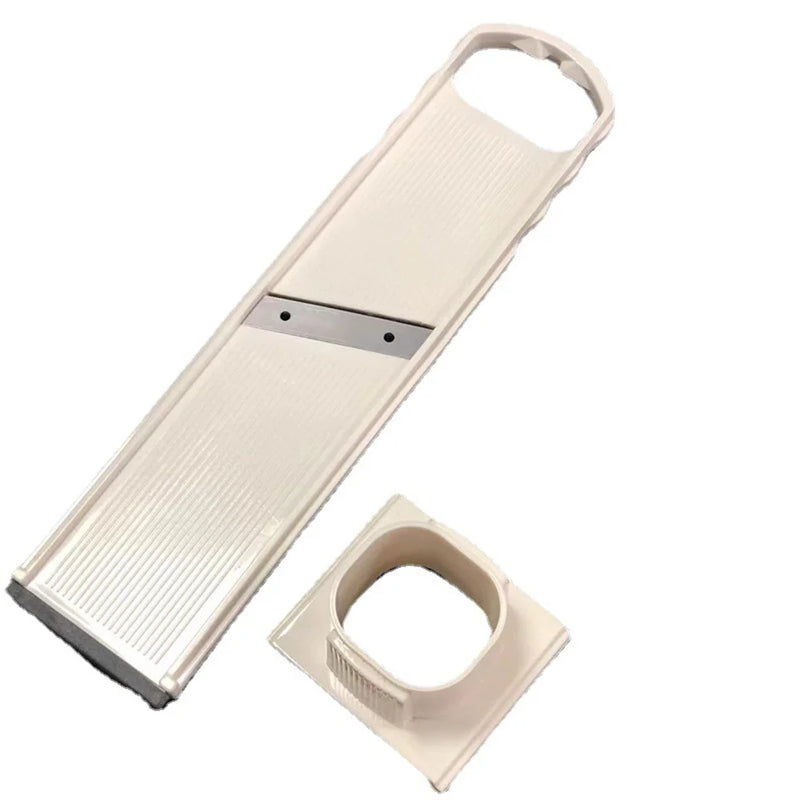 GarliChef Knoblauchschneider 2-in-1 | Reibe & Slicer | Manuelle Knoblauchpresse mit Edelstahlklinge | Spülmaschinengeeignet | 23×5,5 cm