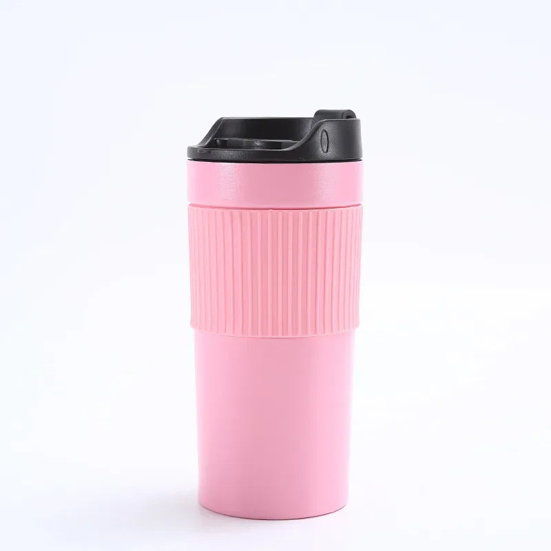 BrewMate Go | Isolierte French Press To-Go | 420 ml | Edelstahl | Doppelwandig & Auslaufsicher
