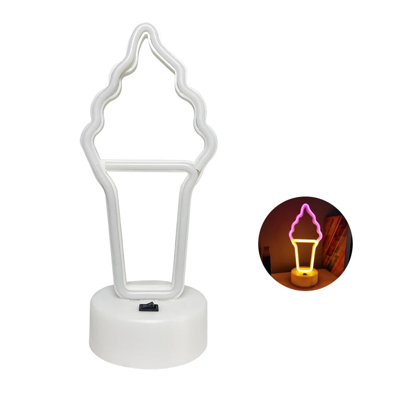 LED Neon Wandlampe BOLTRIX | Blitz-Design | USB & Batteriebetrieb | Für Party, Deko & Schlafzimmer