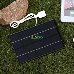 Solar Ladepanel SunPort 5W USB | Tragbares Solarpanel | 5V Schnellladung | Outdoor, Camping & DIY
