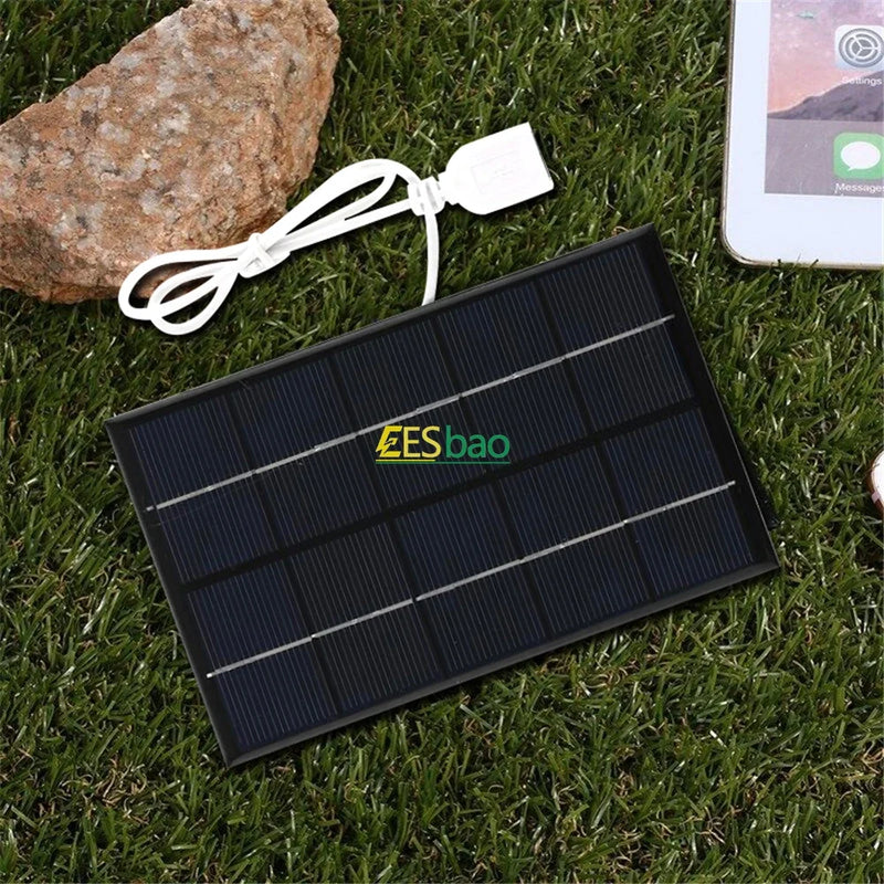 Solar-Ladepanel Sunvergo 5V | 5 W | USB-Ausgang | Kompakt & wetterfest | Für Smartphone, Powerbank & Outdoor-Elektronik