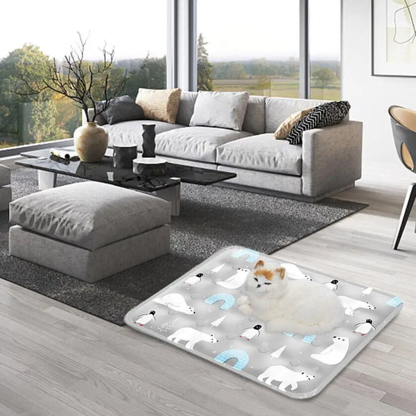 FrostPaws Kühlmatte für Hunde & Katzen | Wiederverwendbar & Gelgefüllt | Für Sommer & Reisen | PVC