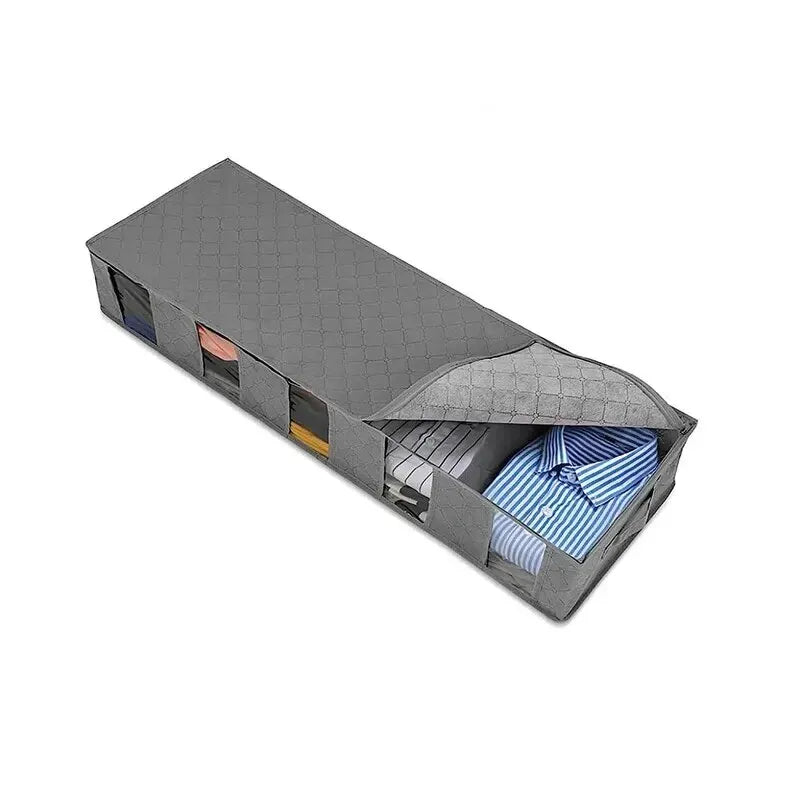 SpaceSaver Unterbett-Aufbewahrungstasche | Faltbar | Mit Griffen | Vliesstoff