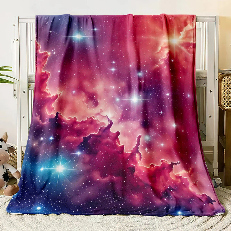 Sternenhimmel-Decke CosmoDream | 3D-Design | Weiches Flanell | Für Sofa, Bett & Reisen