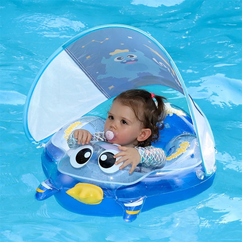 Babyschwimmring AquaBär | Sicherer Schwimmspaß für Babys | Für 6–36 Monate | Umweltfreundliches PVC