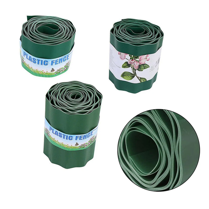 Gartenzone Rasenkante Flexibel 9 m | Elastische Beetbegrenzung | Witterungsbeständig & Grün