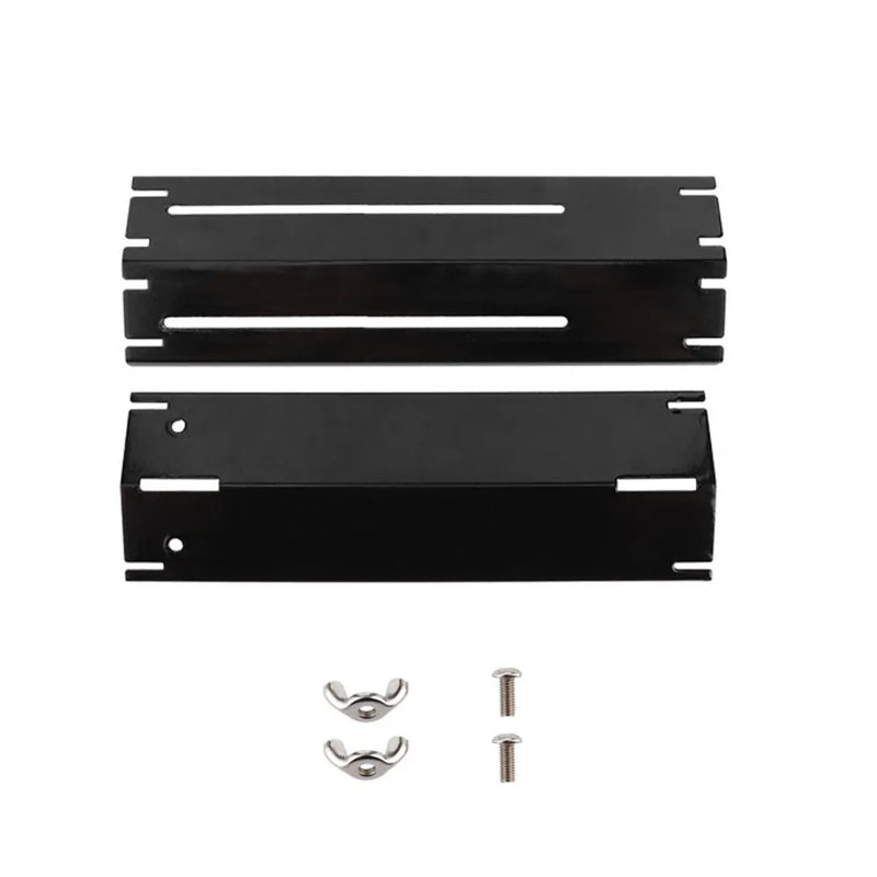 Grillpanzer Verstellbares Hitzeschild für Gasgrills | Ersatz-Thermoplatten aus Emaille | 2/4 Paar Set | Universal einstellbar 30–56 cm