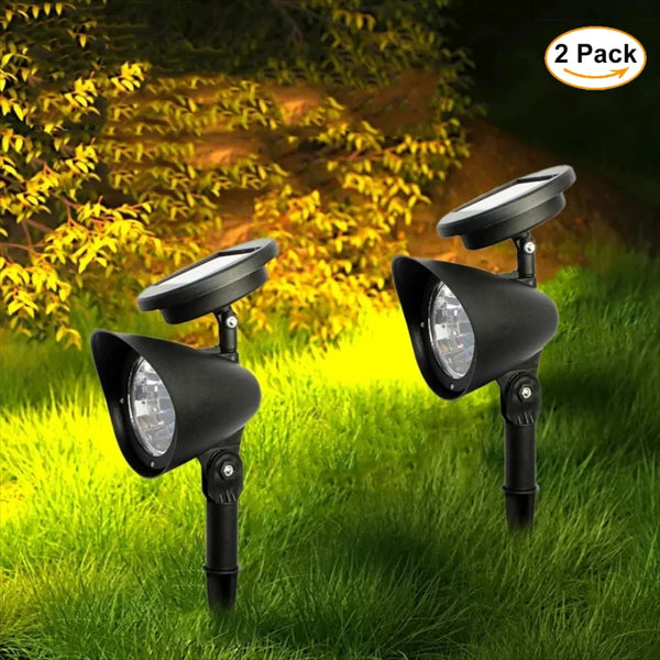 Solar-Spotstrahler LumiFokus | LED Gartenstrahler | IP65 Wasserdicht | Für Bäume, Wege & Landschaftsbeleuchtung