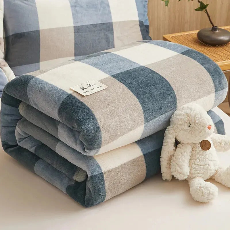 Kuscheldecke Flanella | Extra Weich & Wärmend | Verdicktes Flanell | Ganzjahresdecke