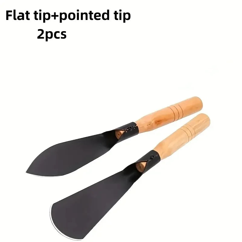Florabrix 2er Set Garten-Kellen aus Metall | Robuste Handschaufeln zum Graben, Pflanzen & Jäten
