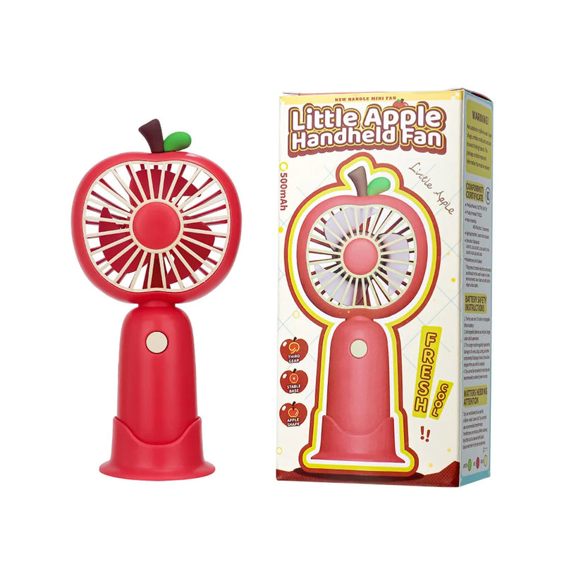 Mini-Handventilator FruBreeze | USB-Ladung | Tragbar & Leise | Sommer-Gadget im Frucht-Design