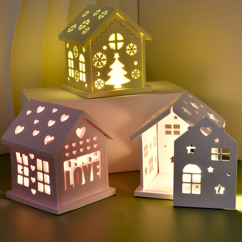 Silikonform CasaLume | 3D Hausform für Harz, Gips & Kerzen | Weihnachtsdeko & DIY-Projekte | 24,5 × 20,5 cm