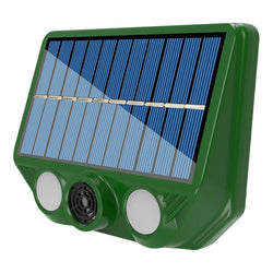 Solar Tiervertreiber ECOFERA DualProtect | Ultraschall & LED | IP66 Wasserdicht | Solarbetrieben mit USB-Ladeoption | 200-300 m² Abdeckung