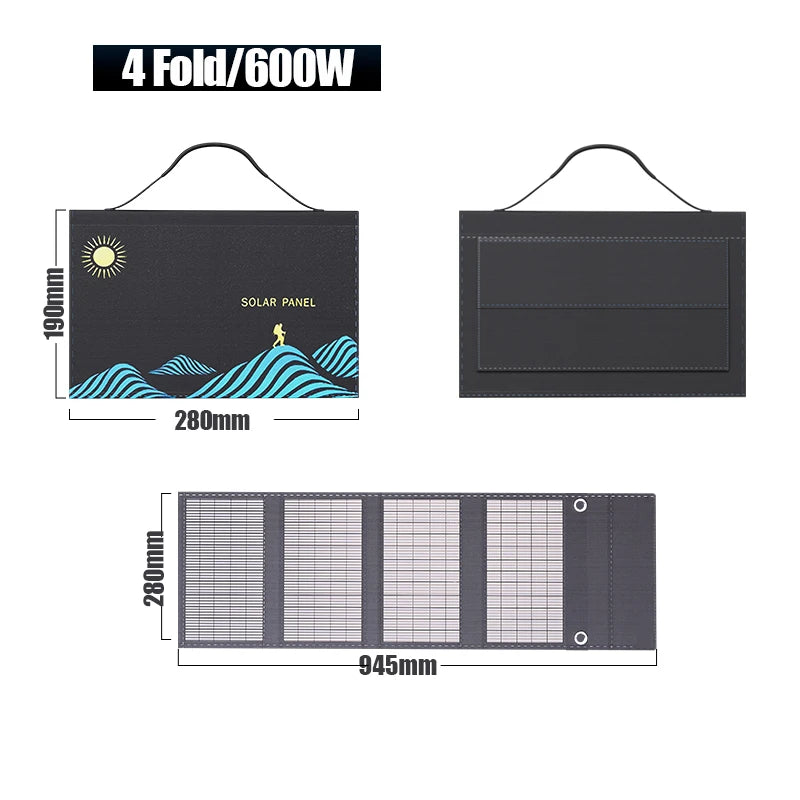 Faltbares Solarpanel SolarXplore 300 | 300 W Leistung | USB & DC-Ausgang | PET-beschichtet & Wasserdicht | Tragbare Power für Outdoor & Reisen