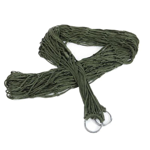 Relaxora Mesh Hängematte | Ultraleichtes Nylonnetz | Tragbar & Atmungsaktiv | Für Garten, Camping & Reisen