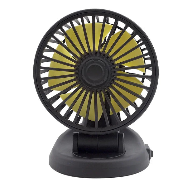 Ventoro Auto-Ventilator 12V/24V/5V | USB oder Zigarettenanzünder | Drehbar & Kompakt | Für PKW, LKW, SUV, Wohnmobil & Büro