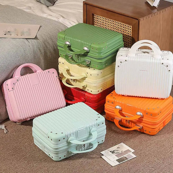 Travellia Mini-Kosmetikkoffer | Kompakt & Stylisch | Hartschale aus ABS+PC | Ideal für Reisen & Make-up