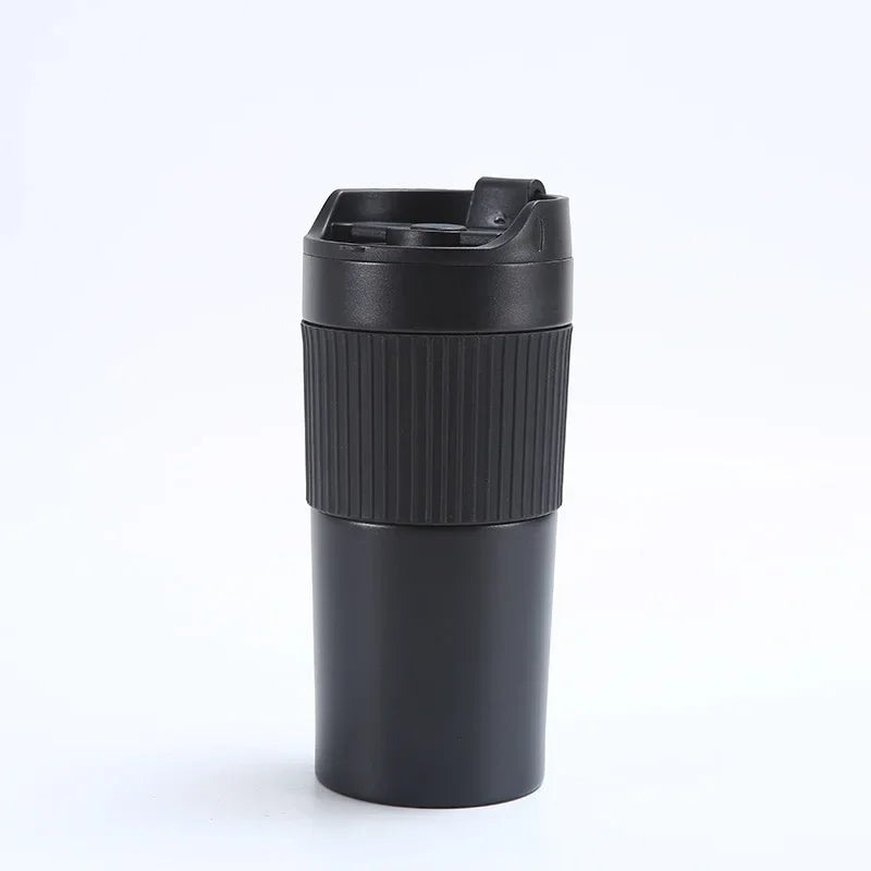 BrewMate Go | Isolierte French Press To-Go | 420 ml | Edelstahl | Doppelwandig & Auslaufsicher