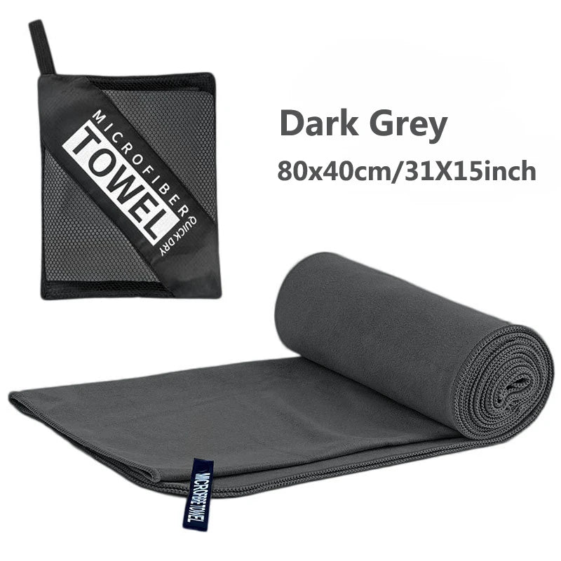 Mikrofaser Handtuch DryWave Pro | Schnell trocknend & Ultraleicht | 40×80 cm | Für Sport, Reisen & Strand