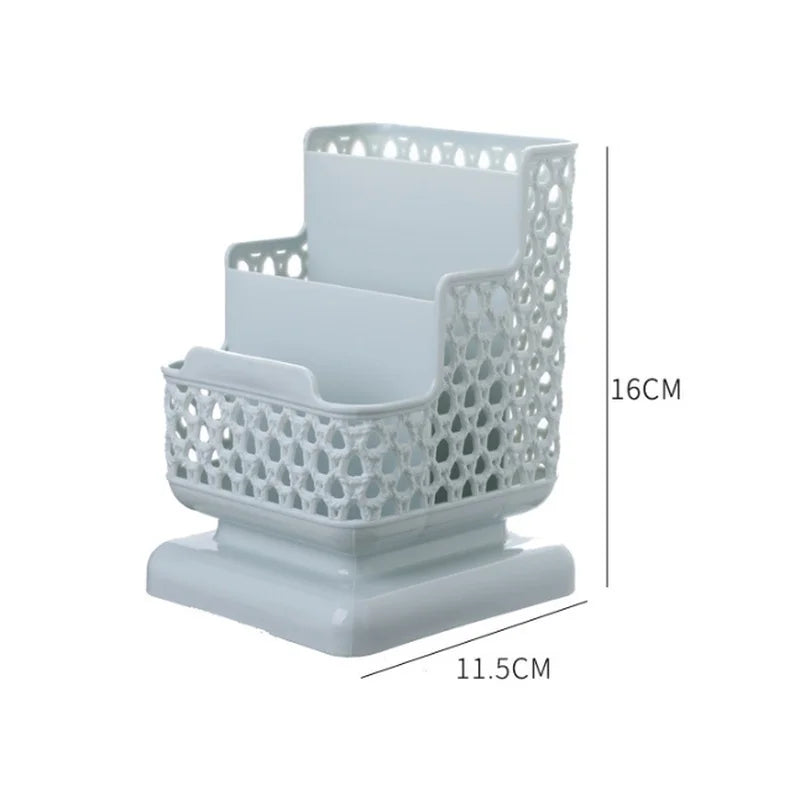 Clarova MiniBox osmetik- & Schreibtisch Organizer Box | Kunststoff | Für Make-up, Büro & Kleinteile | 16x11,5 cm
