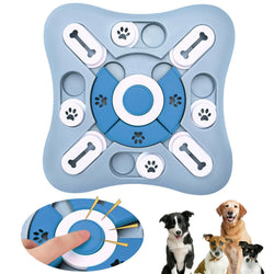 Hundespielzeug BrainyPaw | Interaktives Intelligenzspiel & Futterpuzzle | Mit Quietsch-Sound | Lern- & Beschäftigungsspielzeug