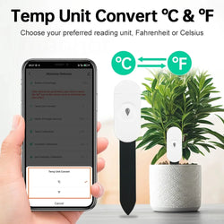 Smart Bodenfeuchtigkeitssensor GrowGuard | Zigbee 3.0 | App- & Sprachsteuerung | Für Pflanzenpflege & Gartenüberwachung