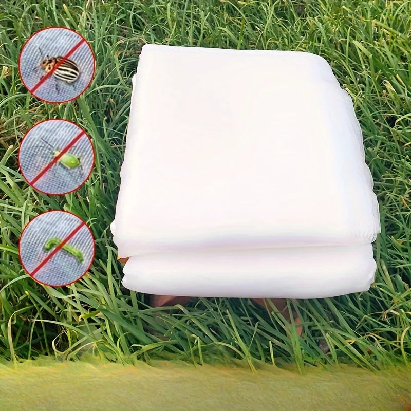 GARDINETZ Premium Schutznetz | Feinmaschig gegen Insekten & Vögel | 2,5 × 5 m Abdeckung für Obst, Gemüse & Pflanzen – Weiß