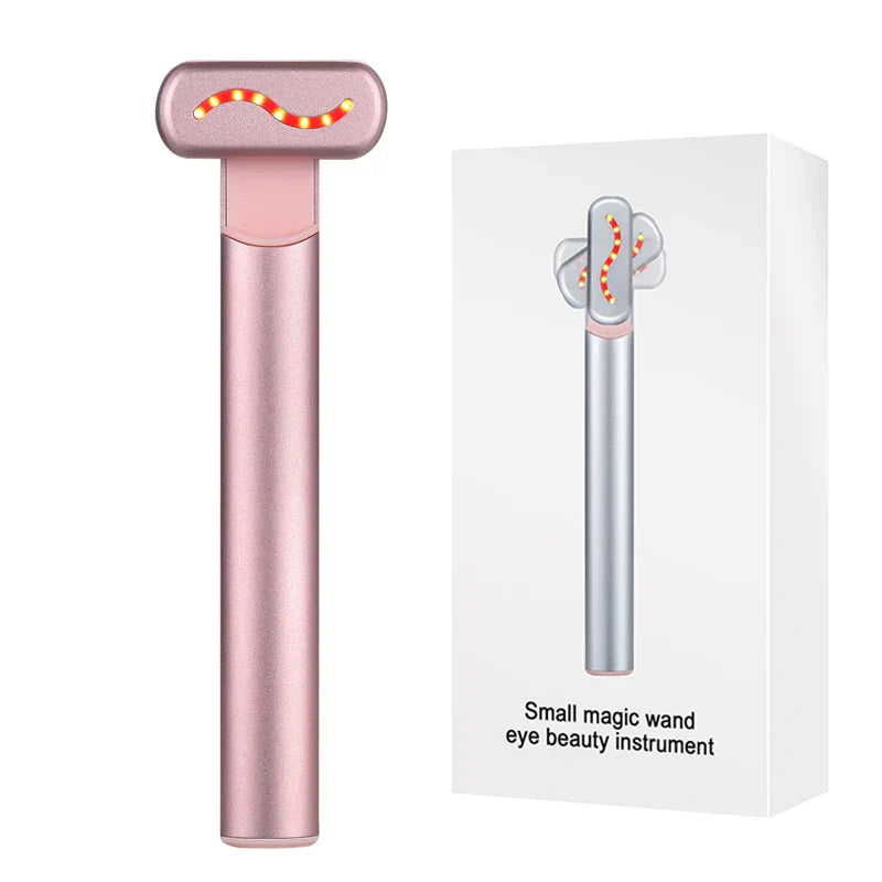 Gesichtswunder LumiVibe | EMS & Rotlicht | Straffende Anti-Aging-Pflege | 270° Drehkopf