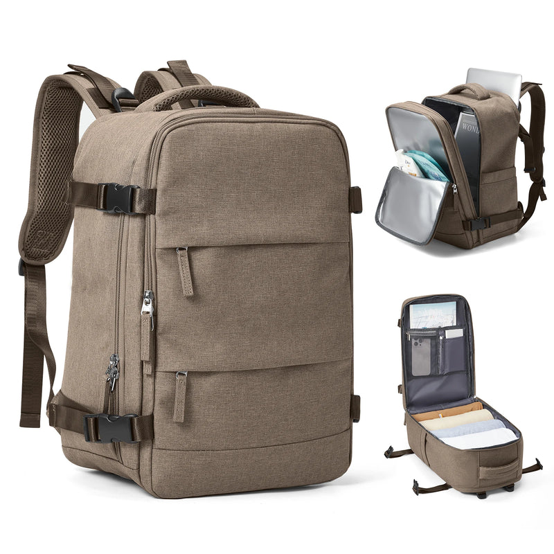 Reiserucksack Travomate | Wasserdicht & Vielseitig | 15,6" Laptopfach | Große Kapazität mit Nass-Trocken-Trennung