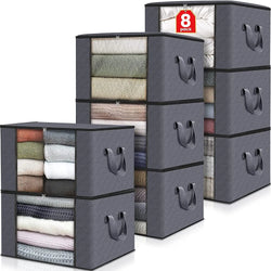 OrdiSpace Aufbewahrungstasche Kleidung | Faltbar & Großes Volumen | Ideal für Decken & Schrankorganisation