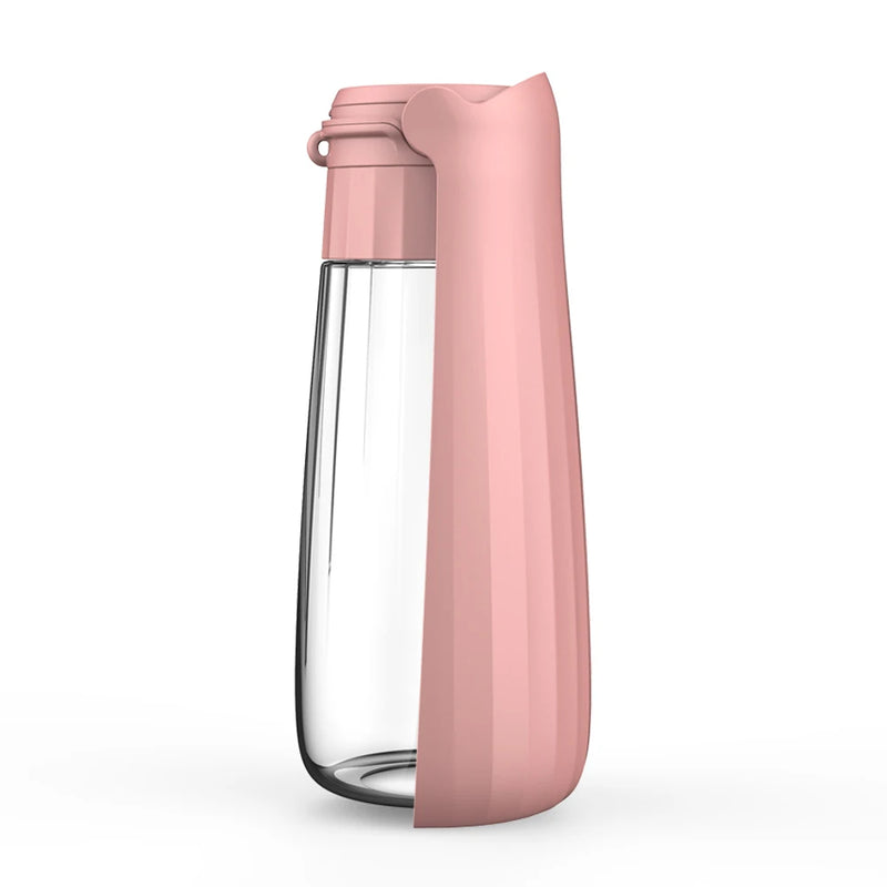 Hunde-Trinkflasche Lapuro FoldDrink | Faltbarer Wasserspender für unterwegs | 550 ml | Für kleine & große Hunde und Katzen